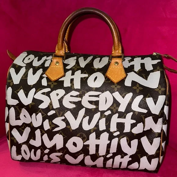 Louis Vuitton Stephen Sprouse speedy 30 Boston satchel silver graffiti - Picture 2 of 16